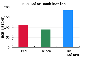 rgb background color #6F57B7 mixer