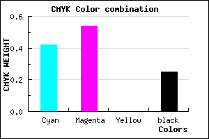 #6F57BE color CMYK mixer