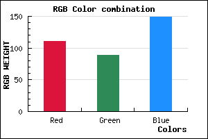 rgb background color #6F5995 mixer
