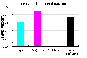 #6F59A1 color CMYK mixer