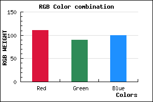 rgb background color #6F5A64 mixer