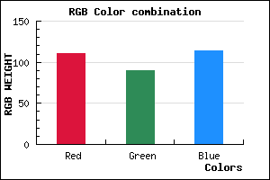 rgb background color #6F5A72 mixer