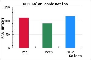 rgb background color #6F5A74 mixer