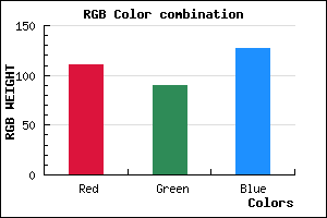 rgb background color #6F5A7F mixer