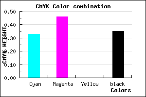 #6F5AA6 color CMYK mixer