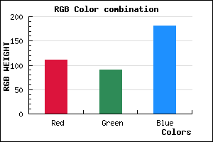rgb background color #6F5AB5 mixer