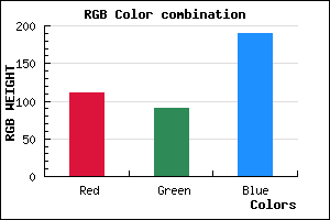 rgb background color #6F5ABE mixer
