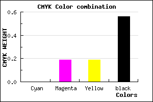 #6F5A5A color CMYK mixer