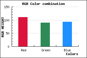 rgb background color #6F5A5D mixer