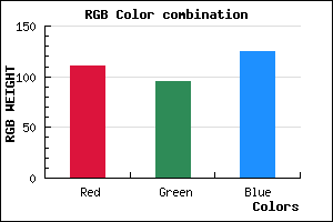 rgb background color #6F5F7D mixer