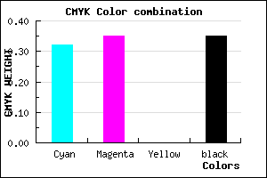 #706CA5 color CMYK mixer