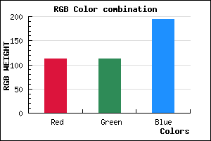 rgb background color #7070C2 mixer
