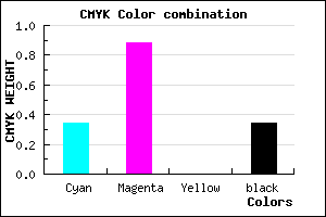 #7015A9 color CMYK mixer