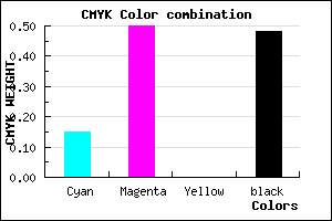 #704284 color CMYK mixer