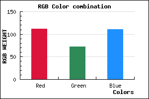 rgb background color #70486F mixer