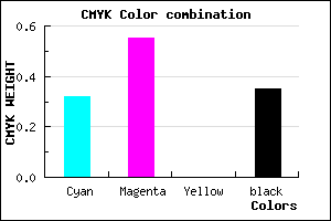 #704BA5 color CMYK mixer