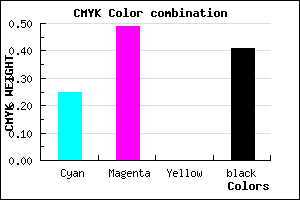 #704C96 color CMYK mixer