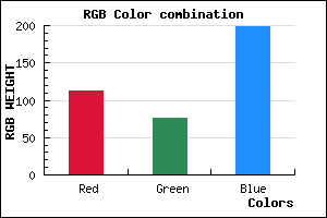 rgb background color #704CC7 mixer