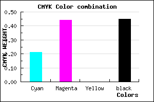 #704F8D color CMYK mixer