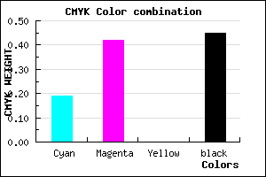 #70518B color CMYK mixer