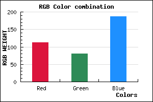 rgb background color #7051BB mixer