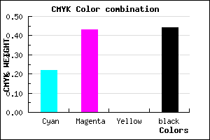 #705290 color CMYK mixer