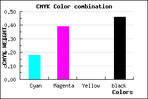 #705389 color CMYK mixer