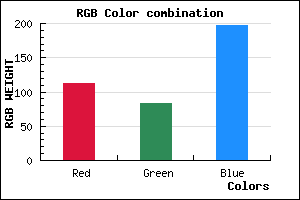 rgb background color #7053C5 mixer