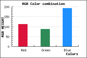 rgb background color #7057C1 mixer