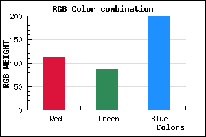 rgb background color #7058C6 mixer