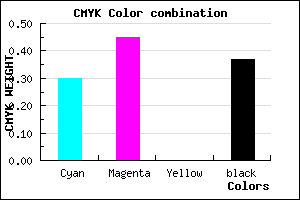 #7059A1 color CMYK mixer
