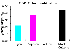 #705A8F color CMYK mixer