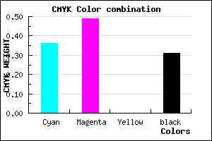#705AAF color CMYK mixer