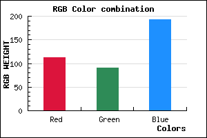 rgb background color #705AC1 mixer