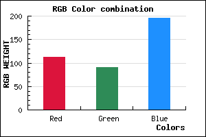 rgb background color #705BC3 mixer