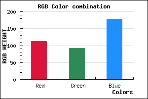 rgb background color #705CB2 mixer