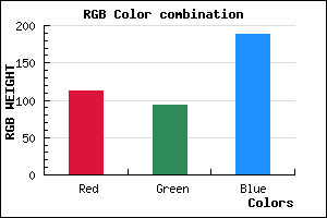 rgb background color #705EBC mixer