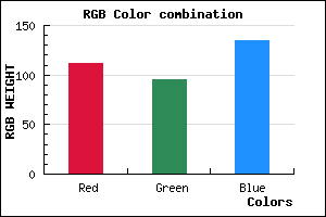 rgb background color #705F87 mixer