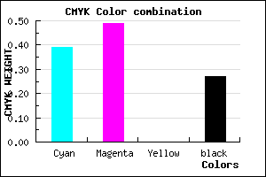 #705FB9 color CMYK mixer