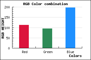 rgb background color #705FC5 mixer