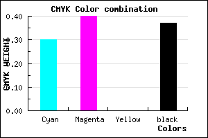 #7060A0 color CMYK mixer