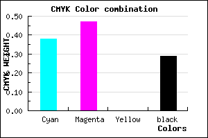 #7060B4 color CMYK mixer