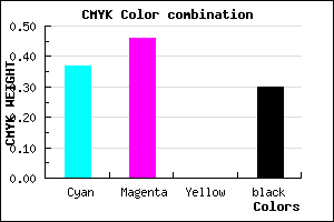 #7061B3 color CMYK mixer