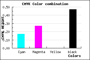 #706387 color CMYK mixer
