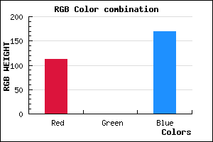 rgb background color #7100AA mixer
