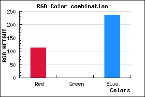 rgb background color #7100EC mixer