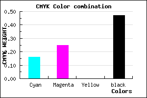 #716486 color CMYK mixer