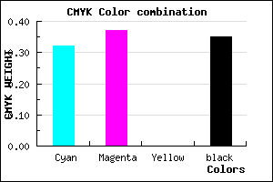#7168A6 color CMYK mixer