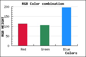 rgb background color #7169C3 mixer
