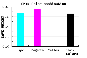 #716AAA color CMYK mixer